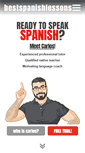 Mobile Screenshot of bestspanishlessons.com